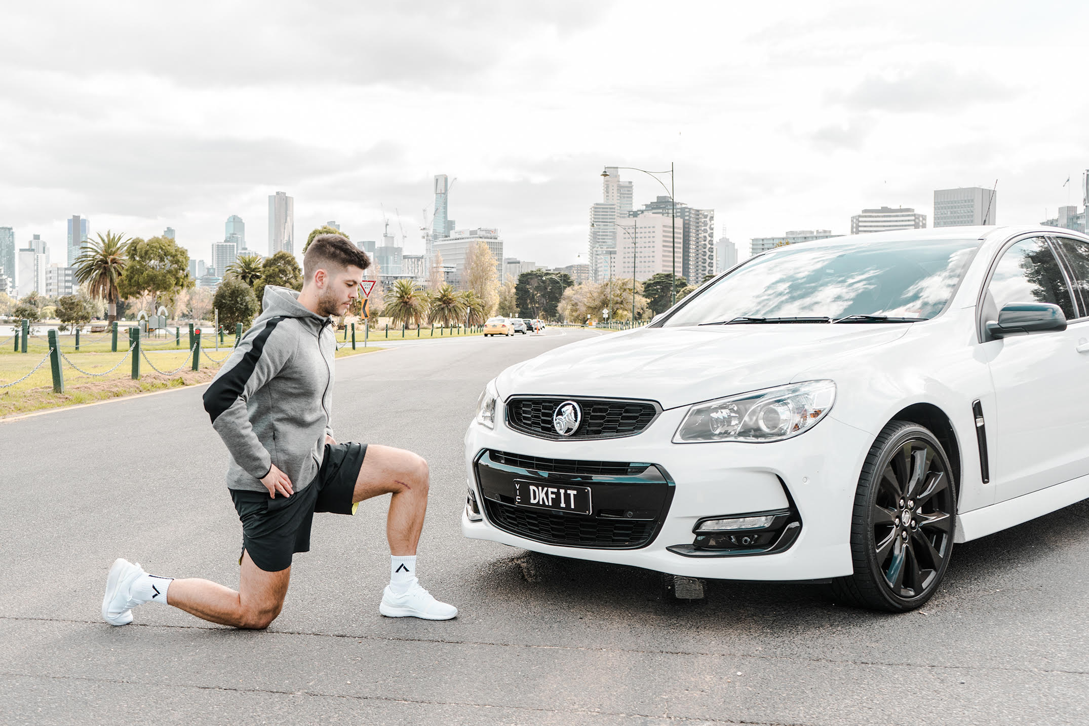 Hip flexor stretch